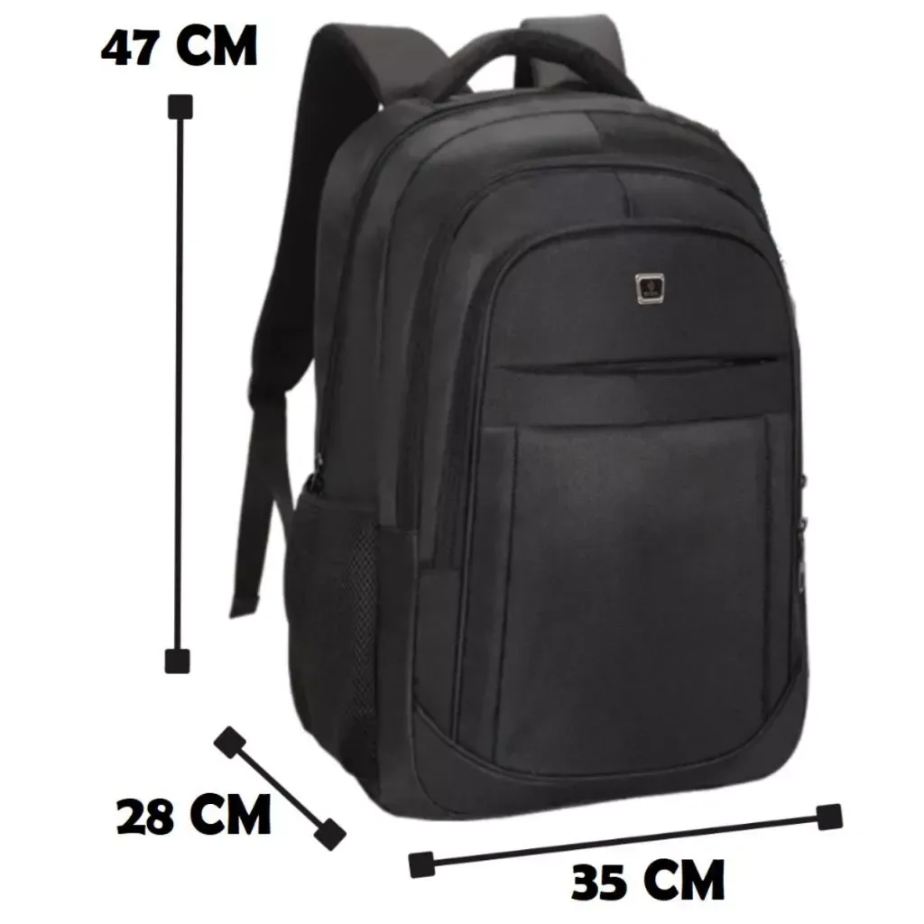 Mochila Masculina Bolsa Feminina Notebook Escolar Resistente Oferta — imagem 9