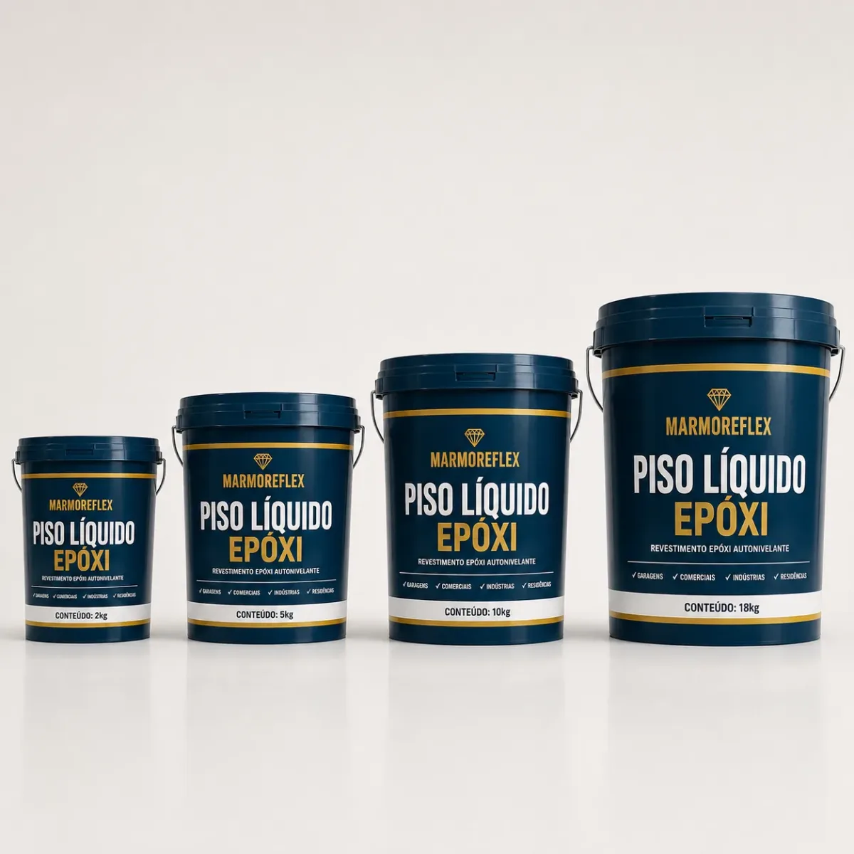 Revestimento Epóxi Autonivelante Premium — Efeito Mármore e Alto Brilho | Kit de Aplicação Grátis — imagem 4