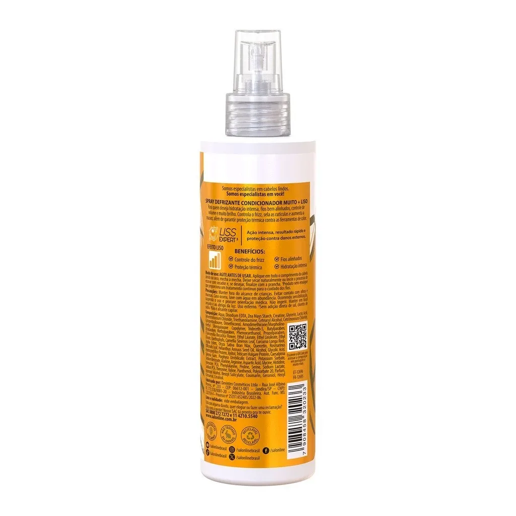 Kit Meu Liso Muito + Liso com Spray Defrizante Protetor Térmico — imagem 4